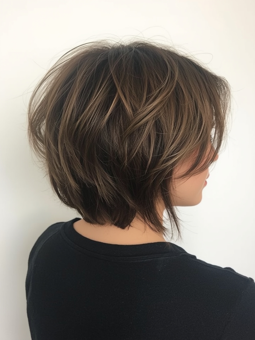 Asymmetrical Bob Short Haircuts For Thin Fine Hair