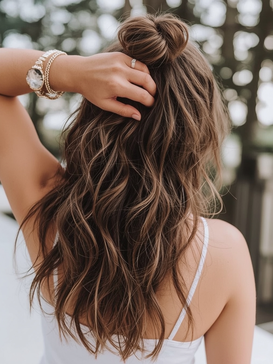 Easy Summer Hairstyles: Waterfall Braid