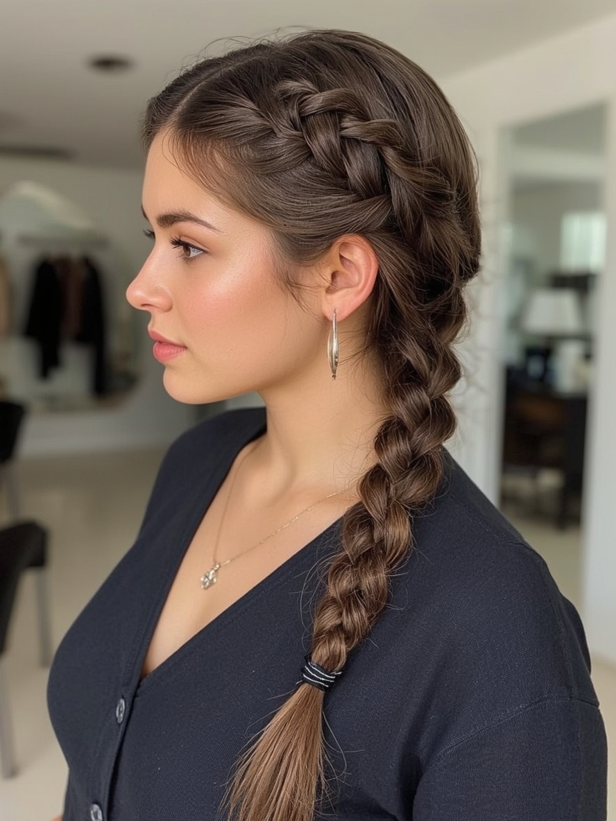Hair Styles Braids: Pull-Through Braid
