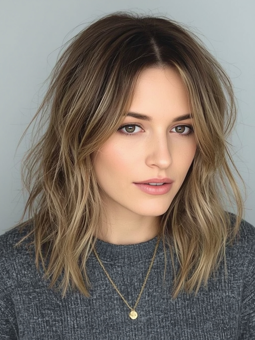 Shoulder Length Hairstyle For Thin Hair Fine : Shoulder Length Hair With Lots Of Layers