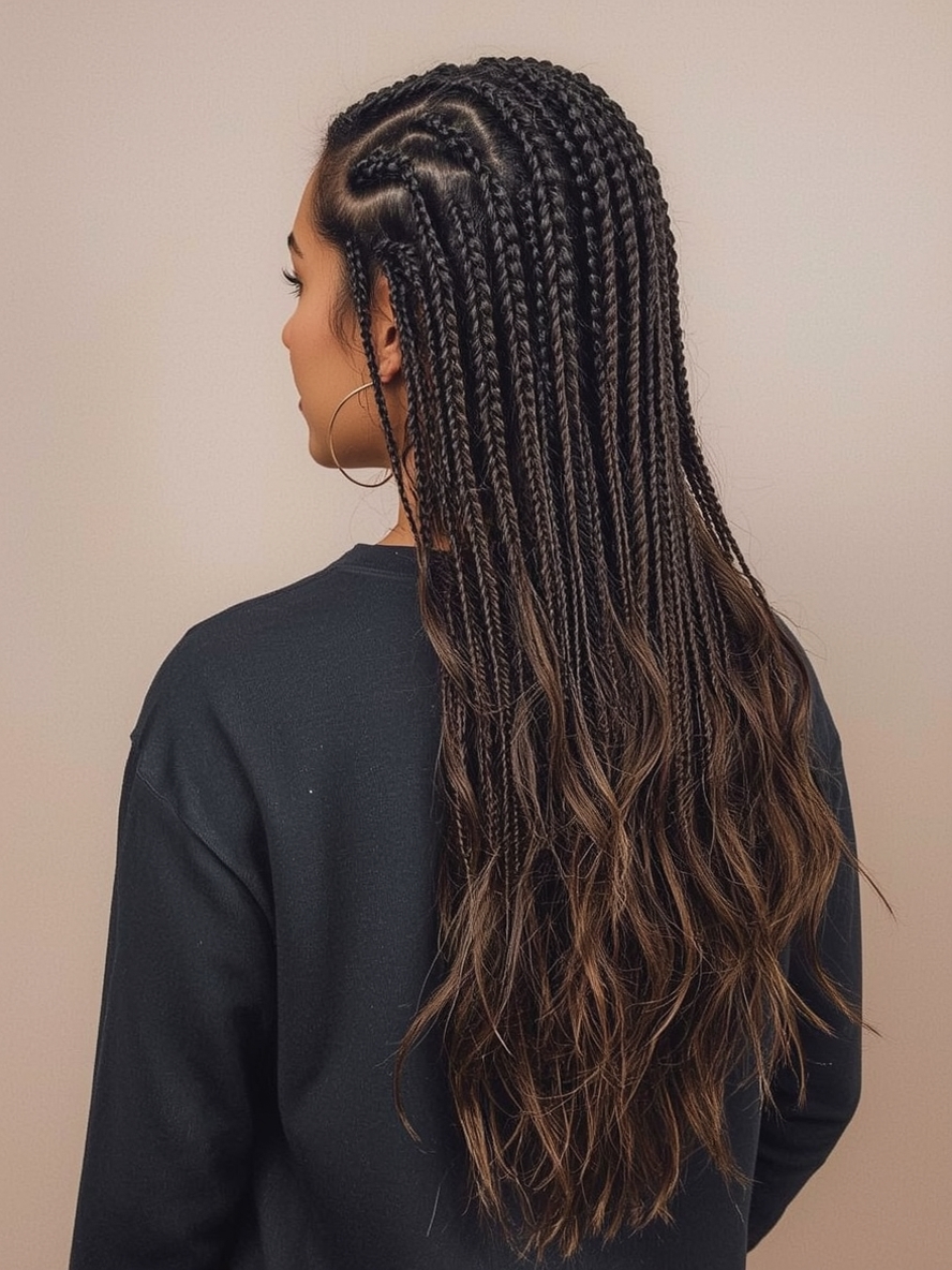 Latest Hair Braids: Classic Box Braids